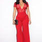 Red Jumpsuit/ Combi Rouge