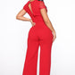 Red Jumpsuit/ Combi Rouge