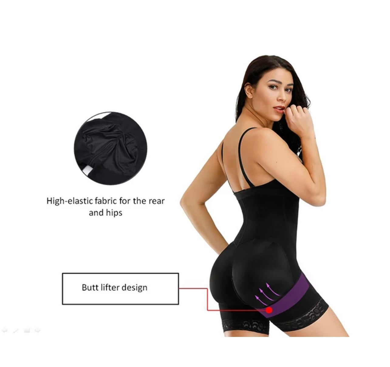 BODY SHAPER WITH ZIPPER